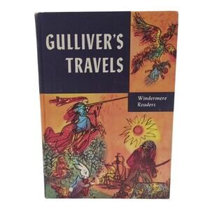 Gulliver's Travels by Jonathan Swift Windermere Readers Edition 1955 hardcover